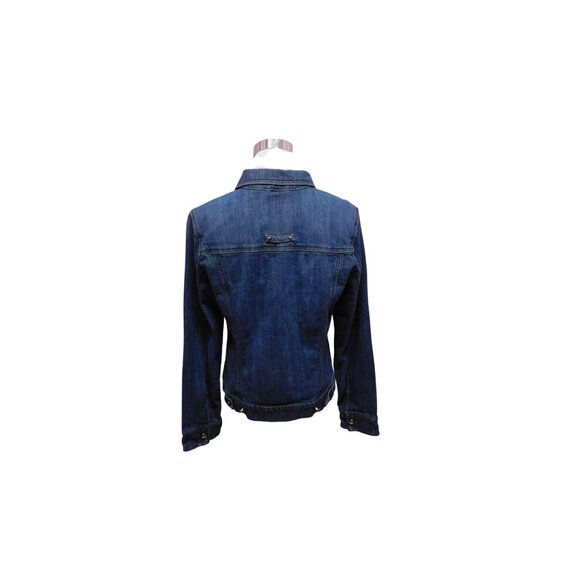 Vtg Code Bleu Womens Blue Denim Jacket Decorative Front Pockets Sz M - Picture 2 of 12
